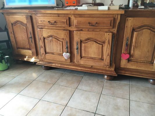 buffet campagnard vernis foncé 83 var